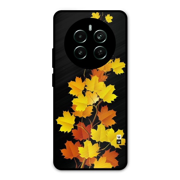 Autumn Forest Leaves Metal Back Case for Realme 12 Plus