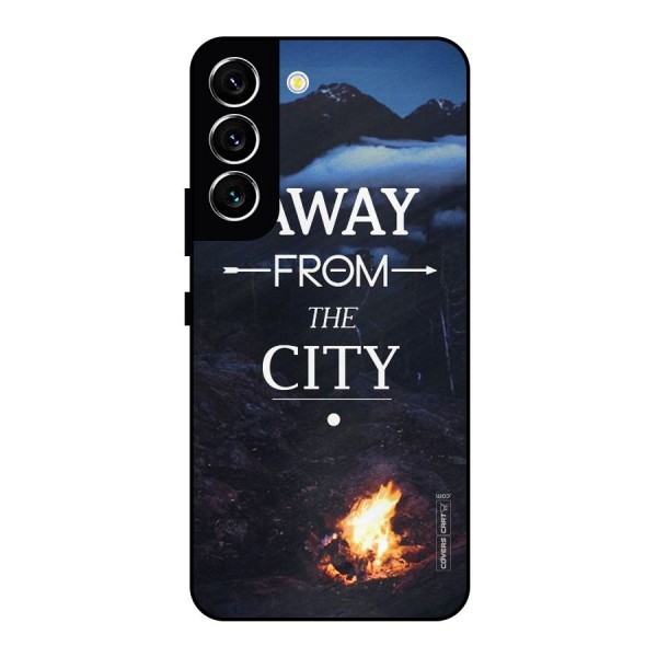 Away From City Metal Back Case for Galaxy S22 5G