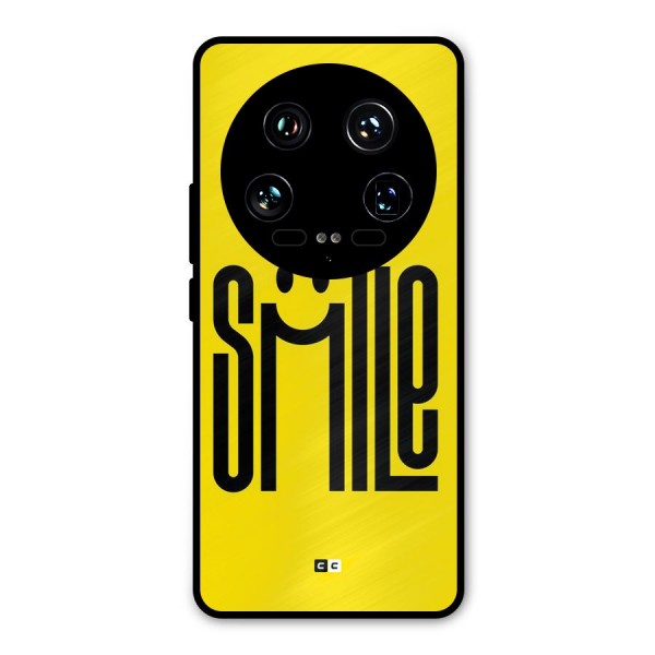 Awesome Smile Metal Back Case for Xiaomi 14 Ultra