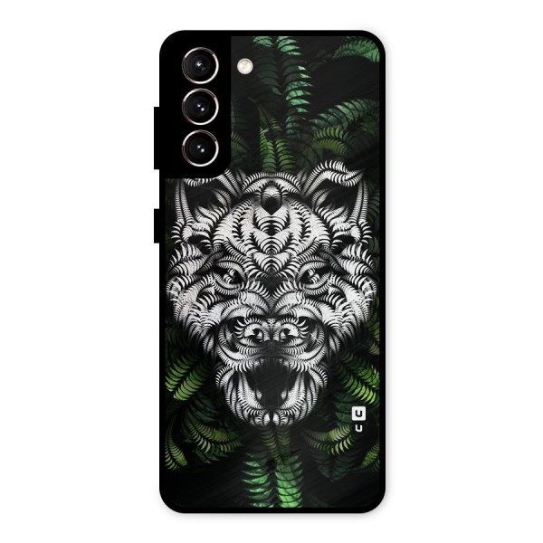 Aztec Art Tiger Metal Back Case for Galaxy S21 5G