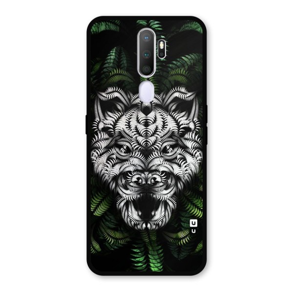 Aztec Art Tiger Metal Back Case for Oppo A9 (2020)