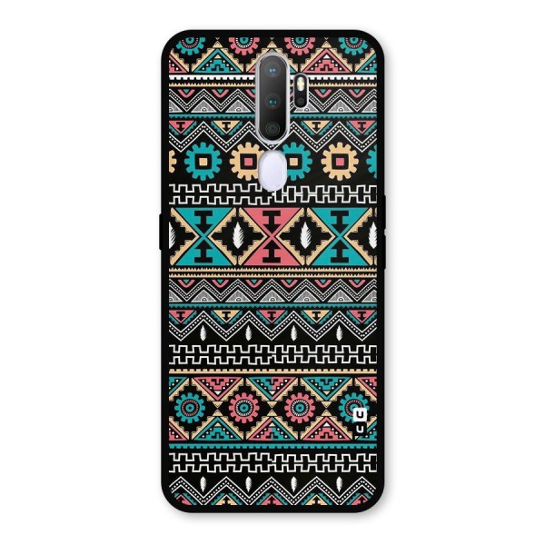 Aztec Beautiful Creativity Metal Back Case for Oppo A9 (2020)