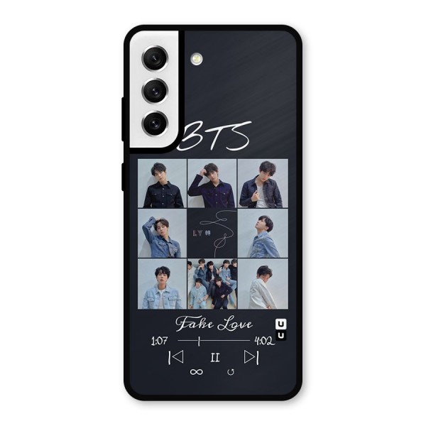 BTS Fake Love Metal Back Case for Galaxy S21 FE 5G