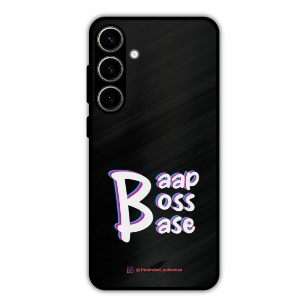 Baap Boss Base Black Metal Back Case for Galaxy S24 Plus