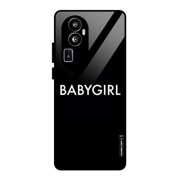 Baby Girl Glass Back Case for Oppo Reno10 Pro Plus