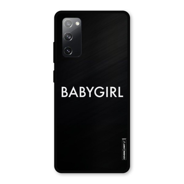 Baby Girl Metal Back Case for Galaxy S20 FE