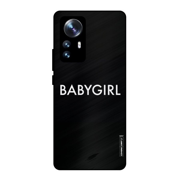 Baby Girl Metal Back Case for Xiaomi 12 Pro