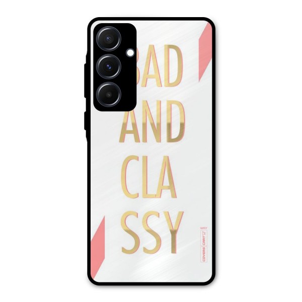 Bad And Classy Metal Back Case for Galaxy A55