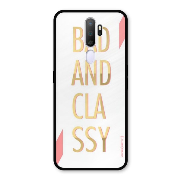 Bad And Classy Metal Back Case for Oppo A9 (2020)