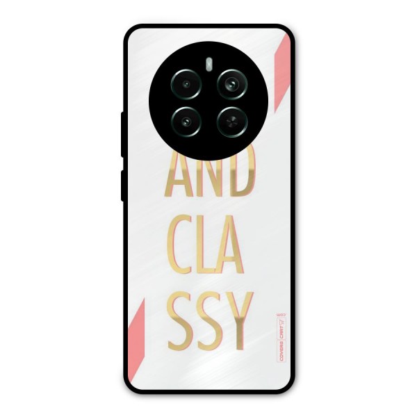 Bad And Classy Metal Back Case for Realme 12 Plus