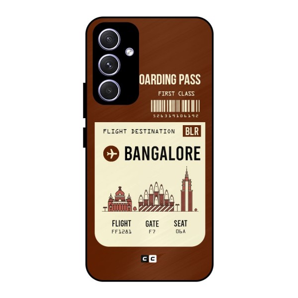 Bangalore Boarding Pass Metal Back Case for Galaxy A54