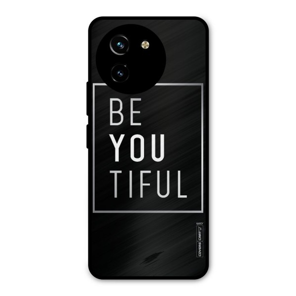 Be You Beautiful Metal Back Case for Vivo Y200i