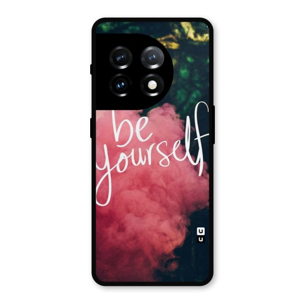 Be Yourself Greens Metal Back Case for OnePlus 11