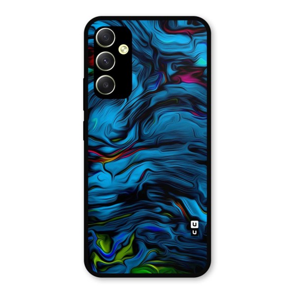 Beautiful Abstract Design Art Metal Back Case for Galaxy A34