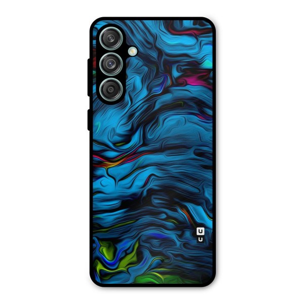 Beautiful Abstract Design Art Metal Back Case for Galaxy M55 5G