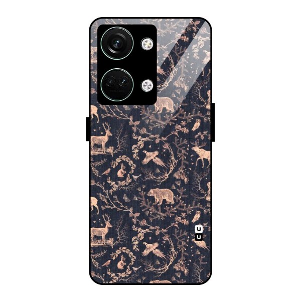 Beautiful Animal Design Glass Back Case for Oneplus Nord 3