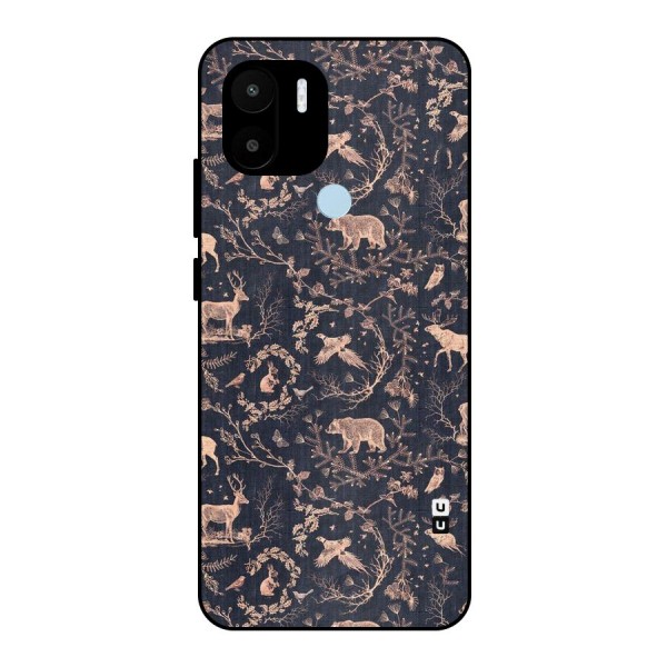 Beautiful Animal Design Metal Back Case for Redmi A1+