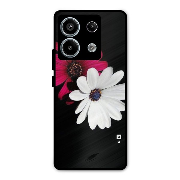 Beautiful Blooming Metal Back Case for Redmi Note 13 Pro 5G