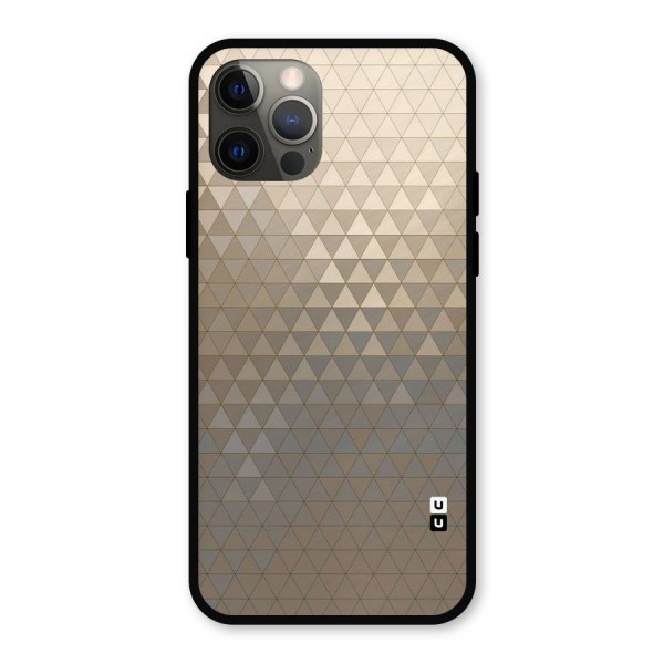 Beautiful Golden Pattern Metal Back Case for iPhone 12 Pro