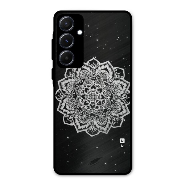Beautiful Mandala Design Metal Back Case for Galaxy A55