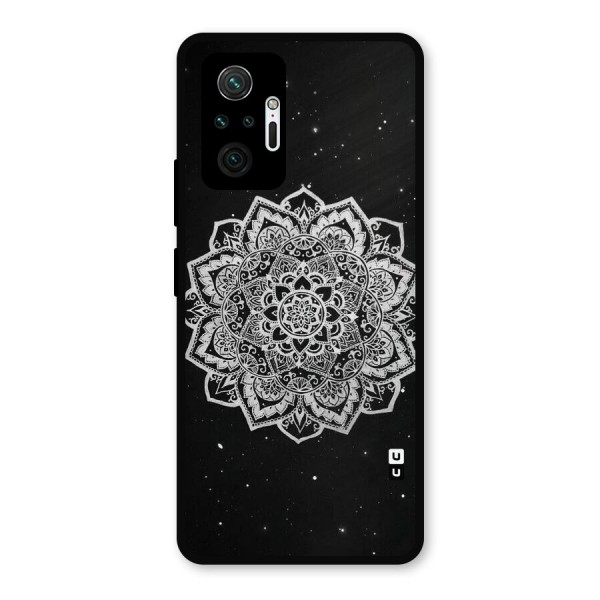 Beautiful Mandala Design Metal Back Case for Redmi Note 10 Pro
