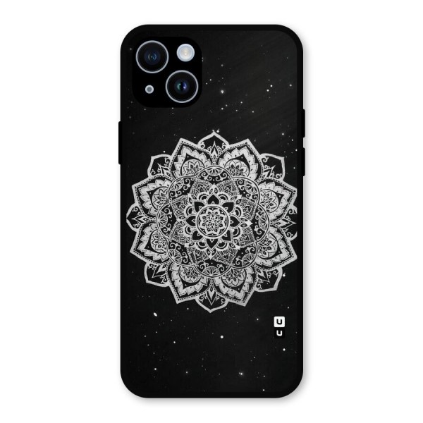 Beautiful Mandala Design Metal Back Case for iPhone 14