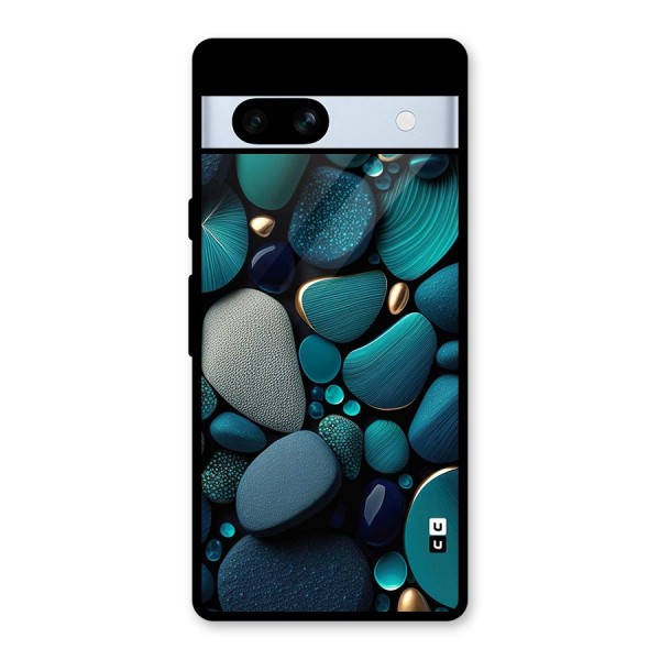 Beautiful Pebble Stones Glass Back Case for Google Pixel 7a