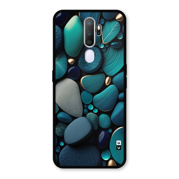 Beautiful Pebble Stones Metal Back Case for Oppo A9 (2020)