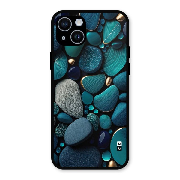 Beautiful Pebble Stones Metal Back Case for iPhone 14