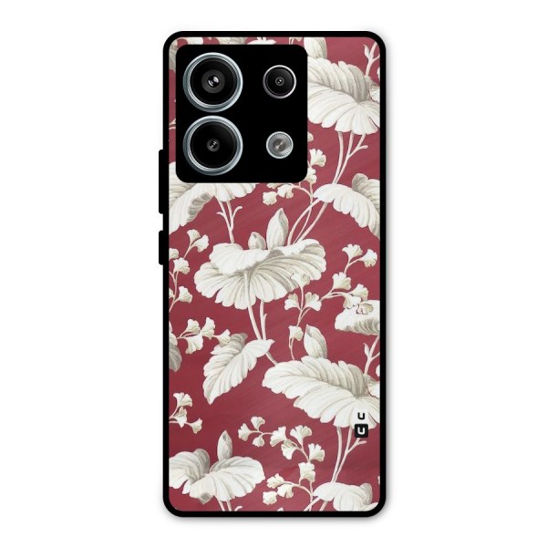 Beautiful Petals Metal Back Case for Redmi Note 13 Pro 5G