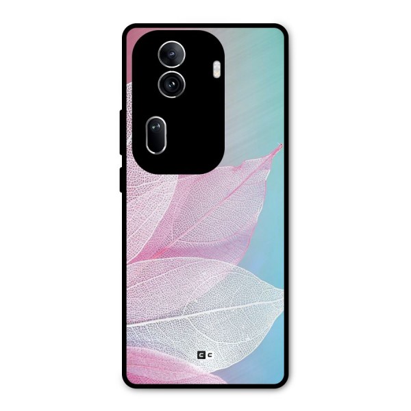 Beautiful Petals Vibes Metal Back Case for Oppo Reno11 Pro 5G