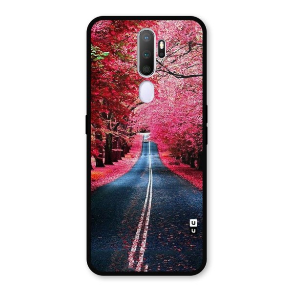 Beautiful Red Trees Metal Back Case for Oppo A9 (2020)