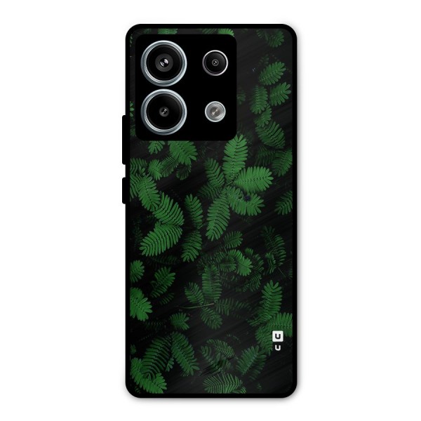 Beautiful Touch Me Not Metal Back Case for Redmi Note 13 Pro 5G