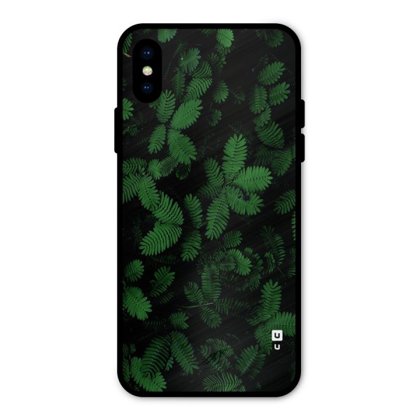 Beautiful Touch Me Not Metal Back Case for iPhone X