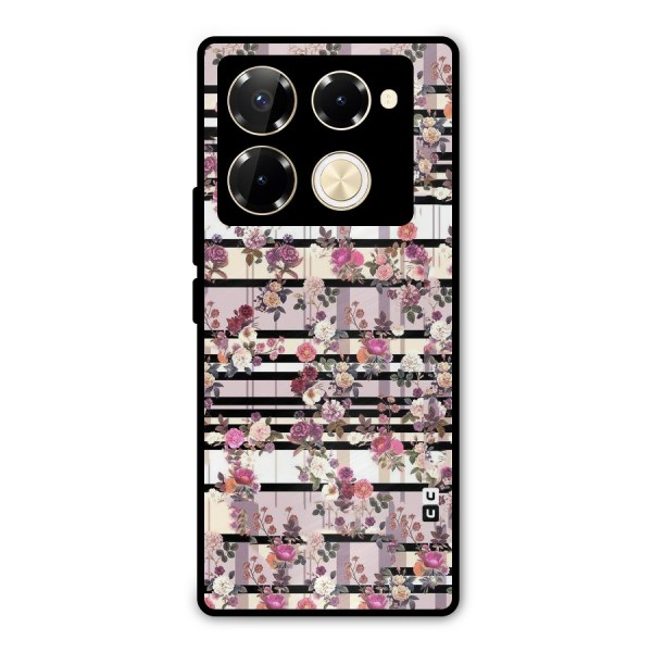 Beauty In Floral Metal Back Case for Infinix Note 40 Pro