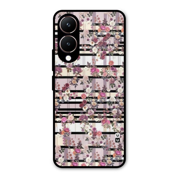 Beauty In Floral Metal Back Case for Vivo Y28