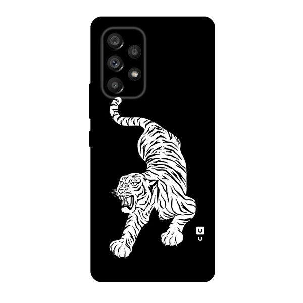 Bengal Tiger Stencil Art Original Polycarbonate Back Case for Galaxy A53 5G