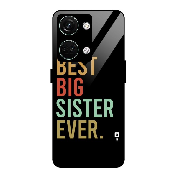 Best Big Sister Ever Glass Back Case for Oneplus Nord 3