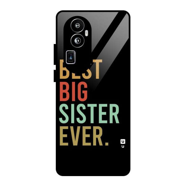 Best Big Sister Ever Glass Back Case for Oppo Reno10 Pro Plus