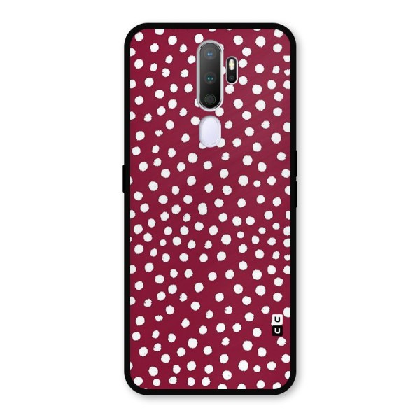 Best Dots Pattern Metal Back Case for Oppo A9 (2020)