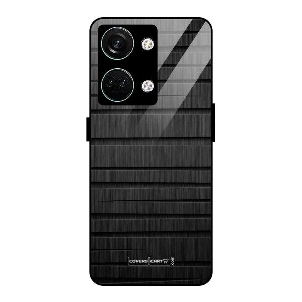 Black Abstract Glass Back Case for Oneplus Nord 3