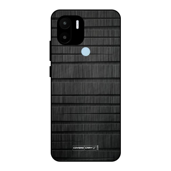 Black Abstract Metal Back Case for Redmi A1+