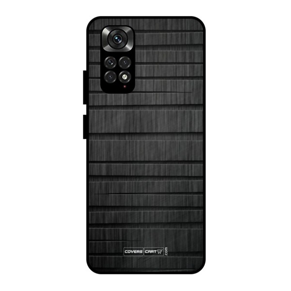 Black Abstract Metal Back Case for Redmi Note 11 Pro