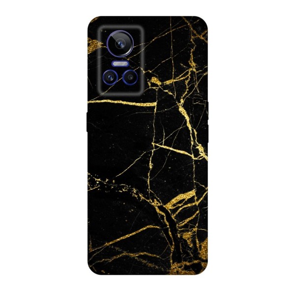 Black And Gold Design Original Polycarbonate Back Case for Realme GT Neo 3
