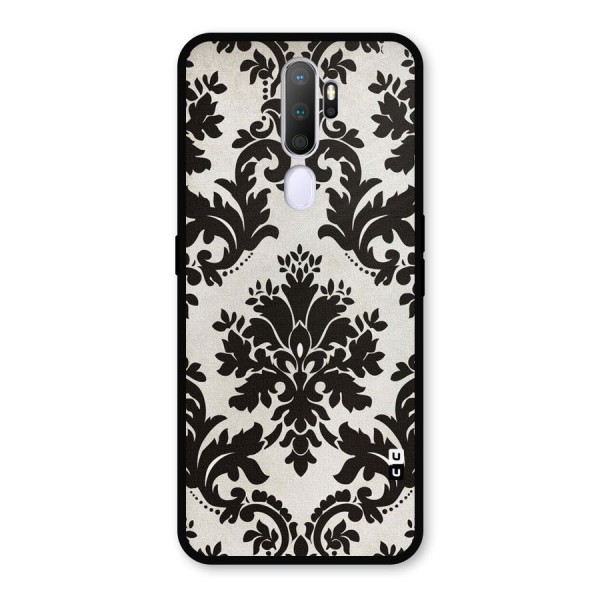 Black Beauty Metal Back Case for Oppo A9 (2020)