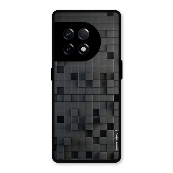 Black Bricks Metal Back Case for OnePlus 11R