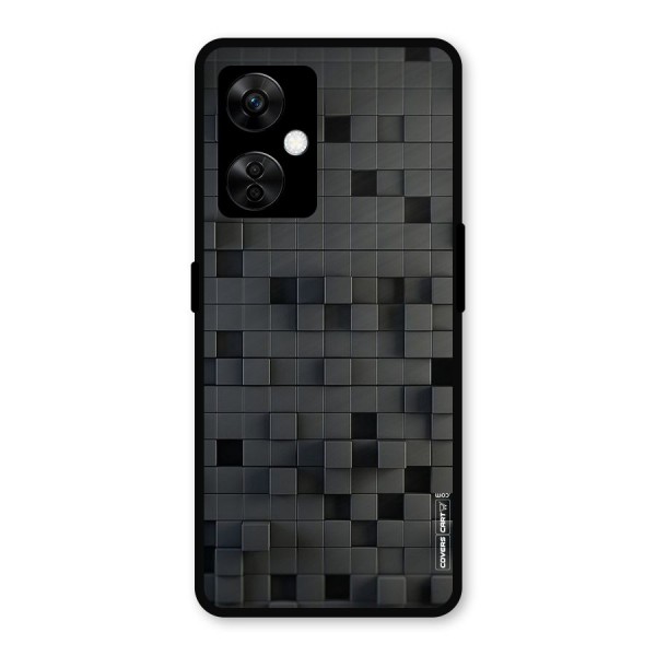 Black Bricks Metal Back Case for OnePlus Nord CE 3 Lite