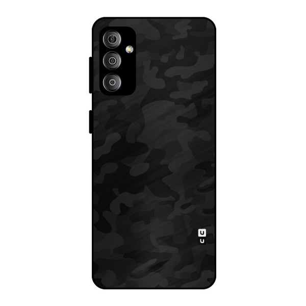 Black Camouflage Metal Back Case for Galaxy F23