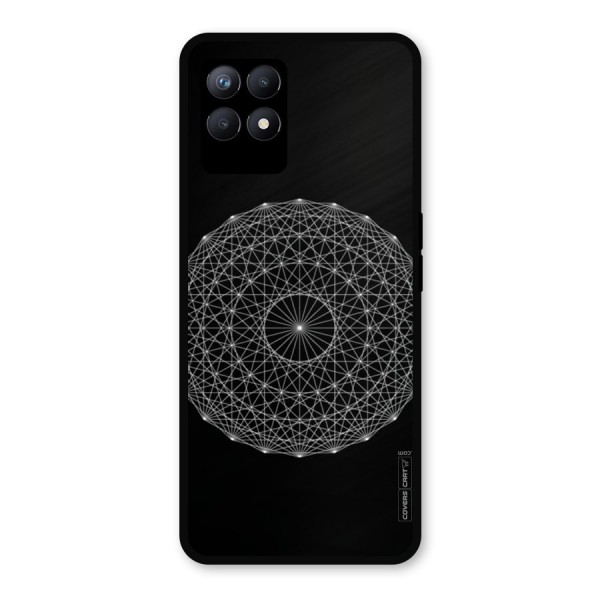 Black Clipart Metal Back Case for Realme Narzo 50