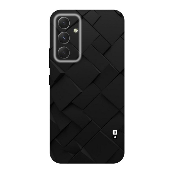Black Elegant Design Original Polycarbonate Back Case for Galaxy A54